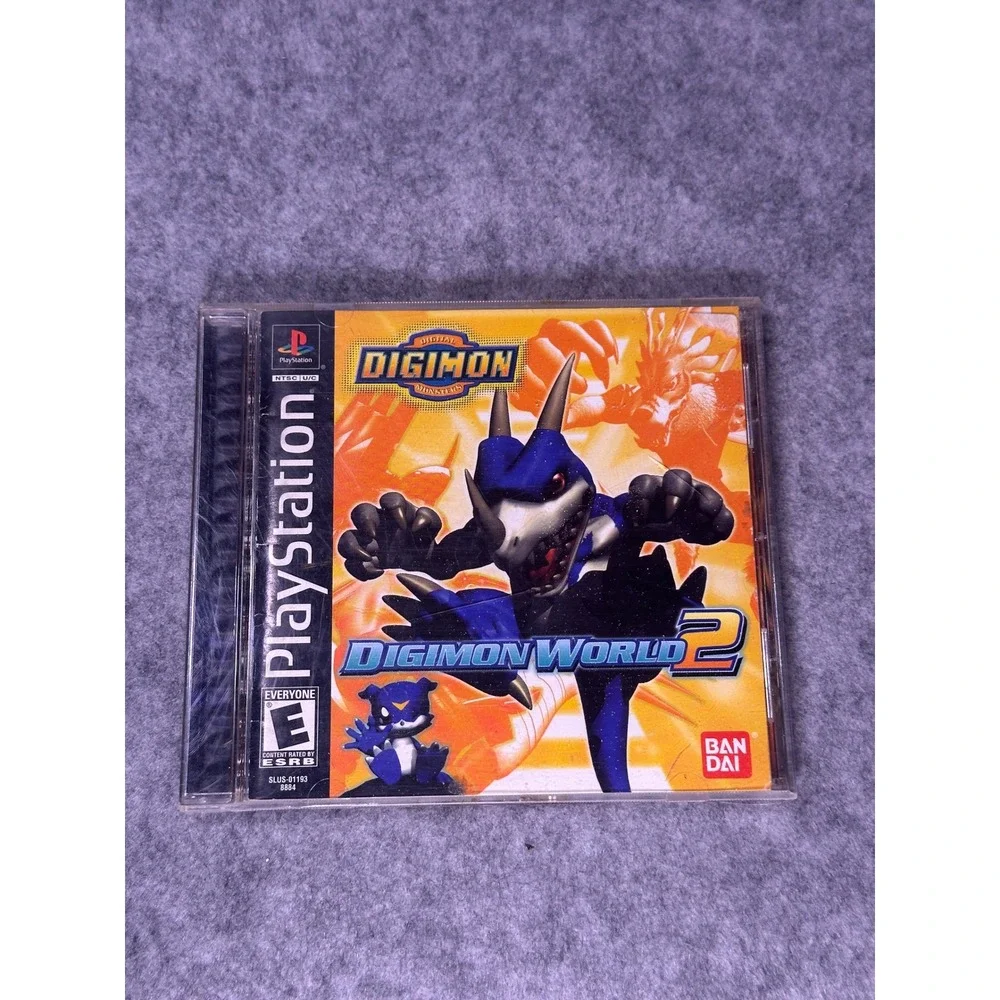 Digimon World 2 Sony PlayStation 1 PS1 Bandai 2000 NTSC SLUS-01193 RPG Game